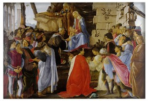 Magnes Pokłon Trzech Króli Sandro Botticelli