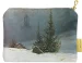 Kosmetyczka mini Pejzaż zimowy Caspar David Friedrich