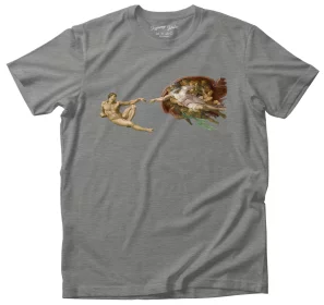 Koszulka Stworzenie Adama  Michał Anioł