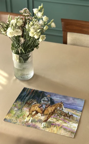 Podkładka na stół Józef Piłsudski na Kasztance Wojciech Kossak