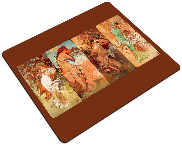 Podkładka 4 pory roku Alfons Mucha 24x19cm