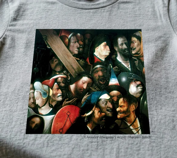 Bluzka damska Chrystus dźwigający krzyż Hieronim Bosch