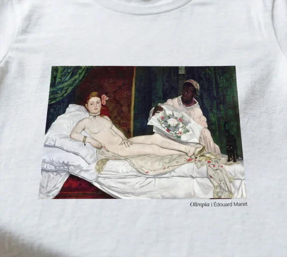 Koszulka z nadrukiem Olimpia Édouard Manet