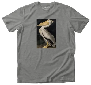 Koszulka z nadrukiem American White Pelican James Audubon