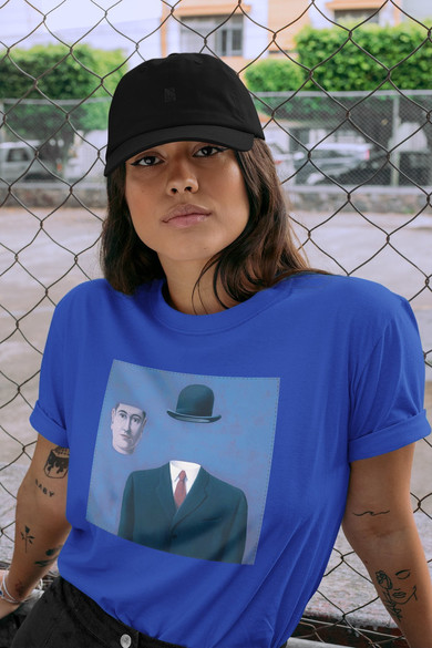 Koszulka z naszywką Pielgrzym René Magritte