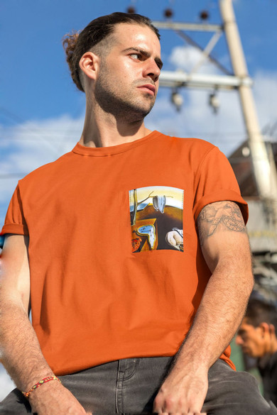 Koszulka z kieszonką Trwałość pamięci Salvador Dali