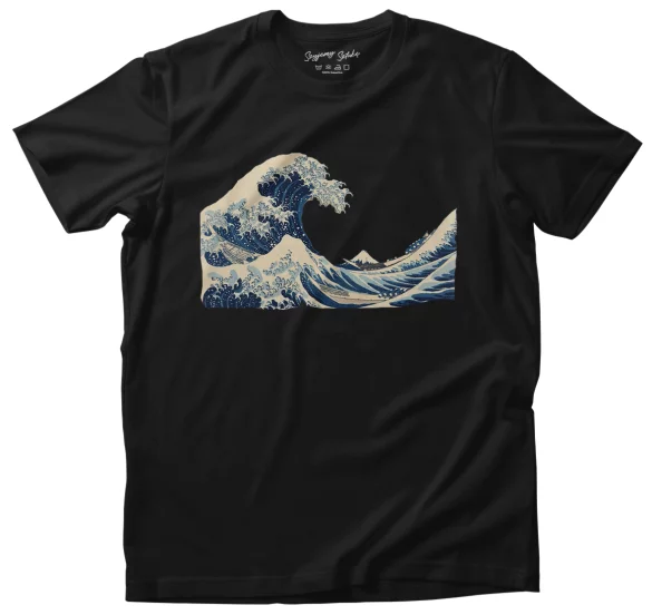 Koszulka Wielka Fala w Kanagawie Katsushika Hokusai