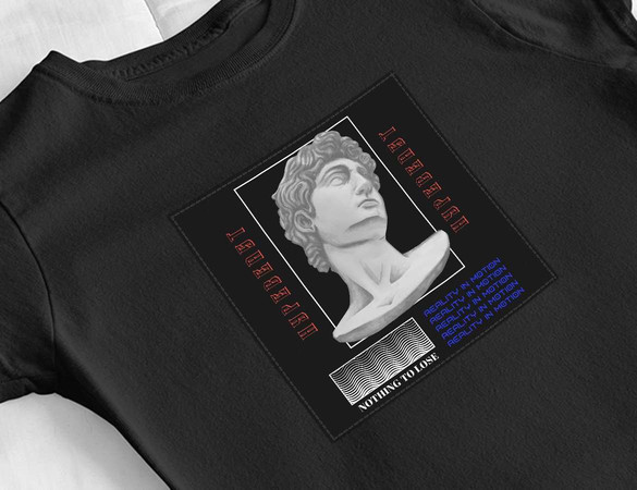 Bluzka damska z naszywką David