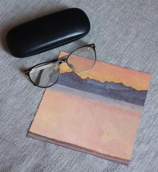 Ściereczka do okularów Genfersee mit Mont-Blanc im Morgenrot Ferdinand Hodler