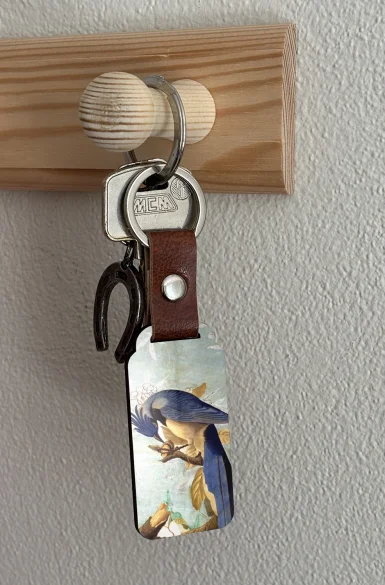 Brelok A pair of magpie jays James Audubon