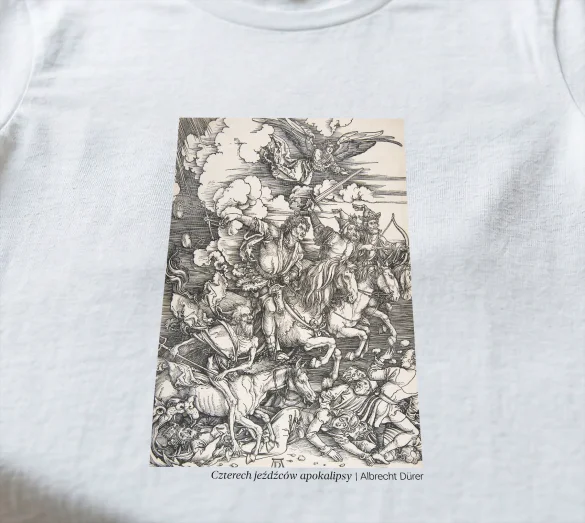 Koszulka z nadrukiem Czterech jeźdźców apokalipsy Albrecht Dürer