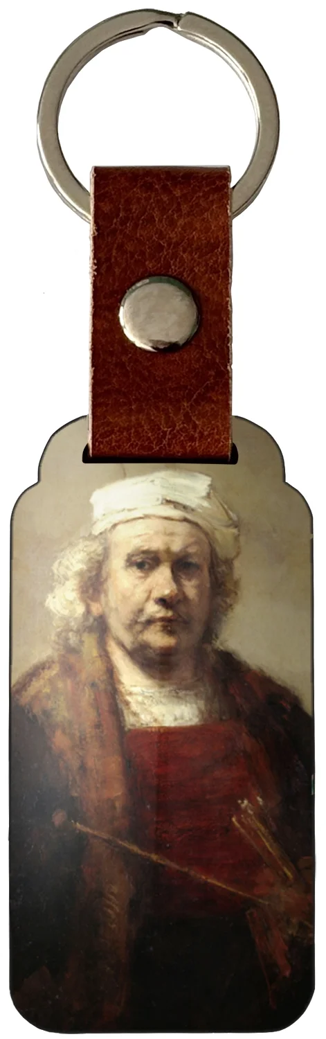 Brelok Autoportret z dwoma kołami Rembrandt