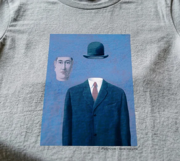 Koszulka z nadrukiem Pielgrzym René Magritte