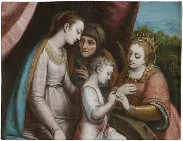 Podkładka na stół Mistyczne zaślubiny świętej Katarzyny Sofonisba Anguissola