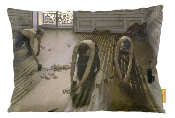 Poduszka Cykliniarze Gustave Caillebotte