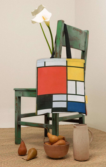 Torba na ramię Kompozycja w czerwieni, żółci, błękicie i czerni Piet Mondrian