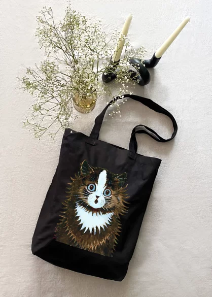 Torba bawełniana Kot w tęczy Louis Wain