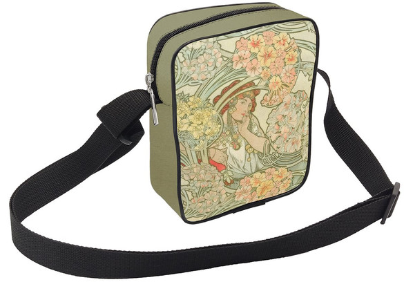 Torba listonoszka Langage des fleurs (Język kwiatów) Alfons Mucha