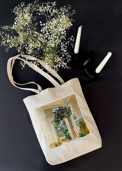 Torba z naszywką Słońce majowe Józef Mehoffer