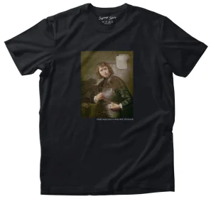 Koszulka z nadrukiem Młody mężczyzna w złotej zbroi Rembrandt