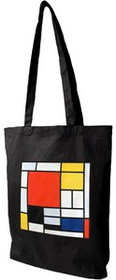 Torba z naszywką Kompozycja w czerwieni, żółci, błękicie i czerni Piet Mondrian