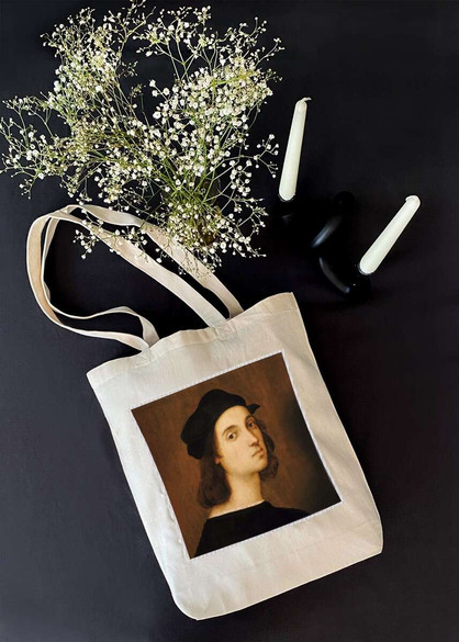 Torba z naszywką Autoportret Rafael Santi