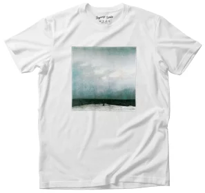 Koszulka z naszywką Mnich na brzegu morza Caspar David Friedrich