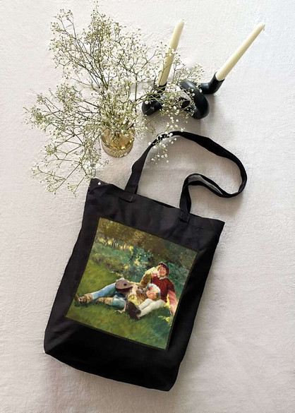 Torba z naszywką Wesołe pacholęta Leon Wyczółkowski