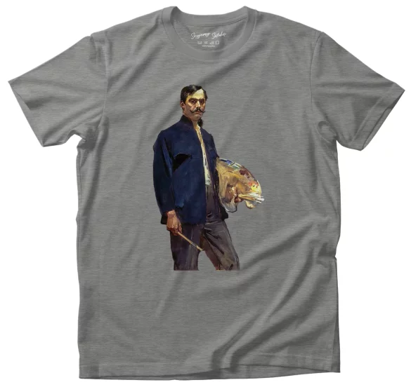 Koszulka Portret własny z paletą Wojciech Kossak