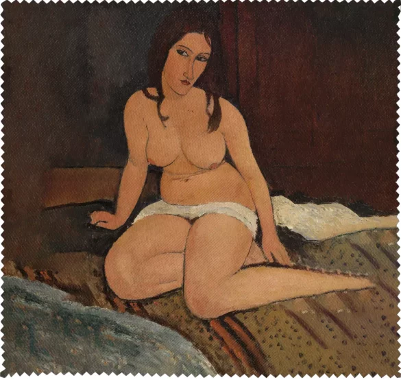Ściereczka do okularów Siedzący akt Amedeo Modigliani