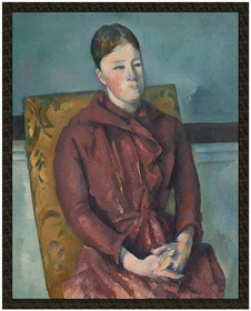 Naszywka Madame Cezanne w żółtym fotelu Paul Cezanne