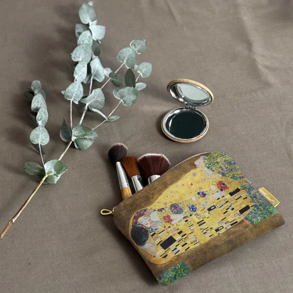 Kosmetyczka mini Pocałunek Gustav Klimt