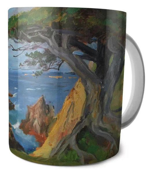 Kubek Pejzaż z Monterey Wojciech Kossak