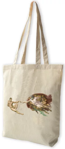 Torba bawełniana Stworzenie Adama Michał Anioł