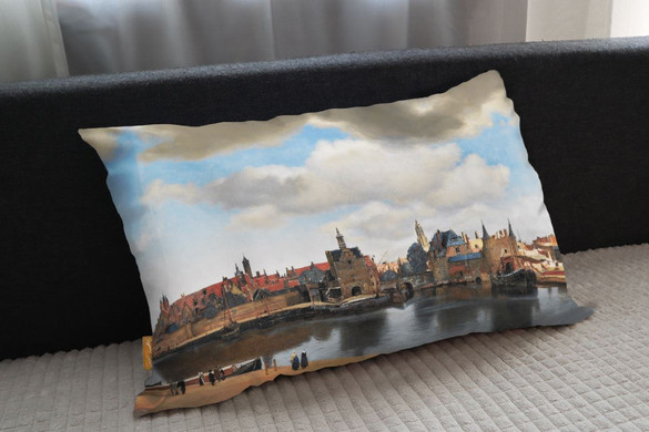 Poduszka Widok Delf Jan Vermeer