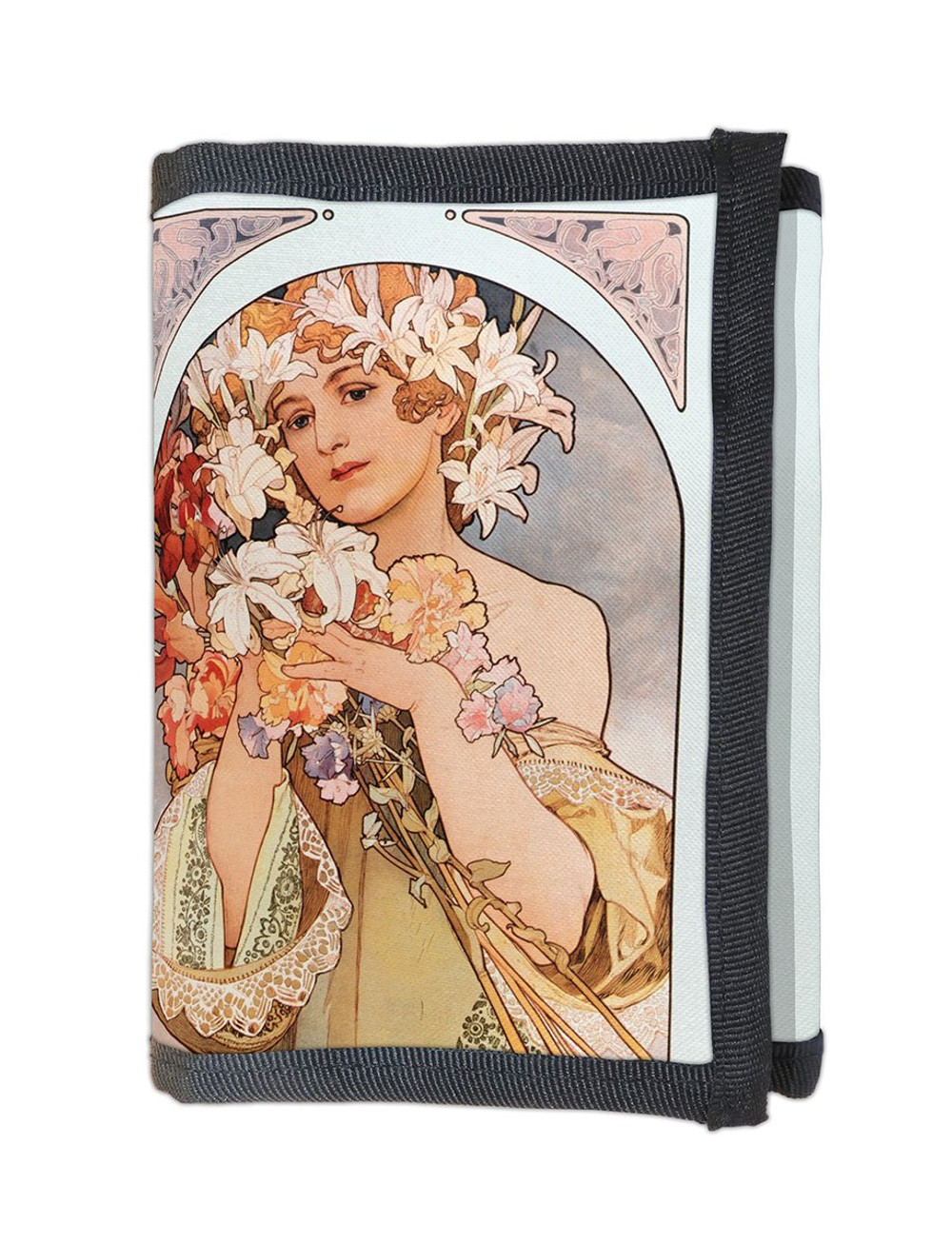 Portfel Kwiat Alfons Mucha