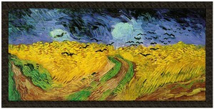 Naszywka Pole pszenicy z krukami Vincent Van Gogh