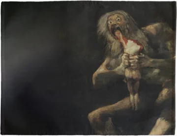 Podkładka na stół Saturn pożerający własne dzieci Francisco Goya