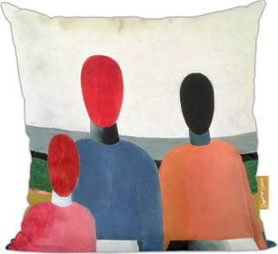 Poduszka Trzy postacie kobiece Kazimir Severinovich Malevich