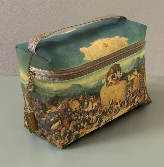 Kosmetyczka kuferek Tryptyk woźnicy Hieronim Bosch