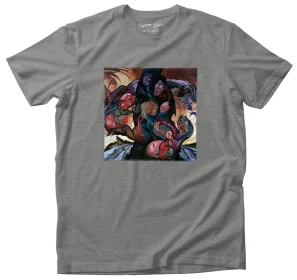 Koszulka z naszywką Kompozycja fantastyczna, Wizja z maskami Witkacy