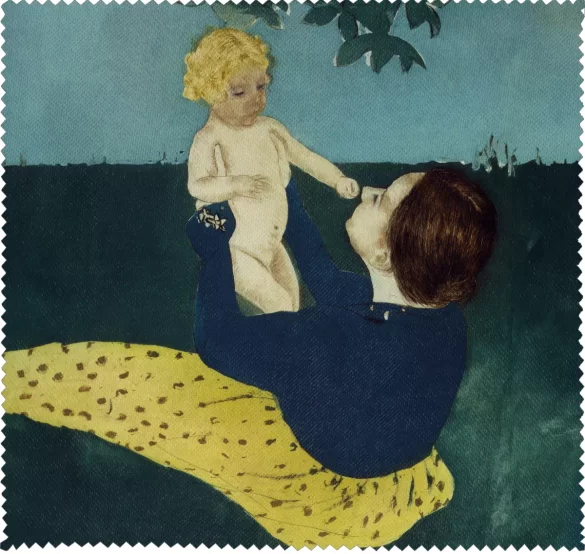Ściereczka do okularów Pod kasztanowcem Mary Cassatt