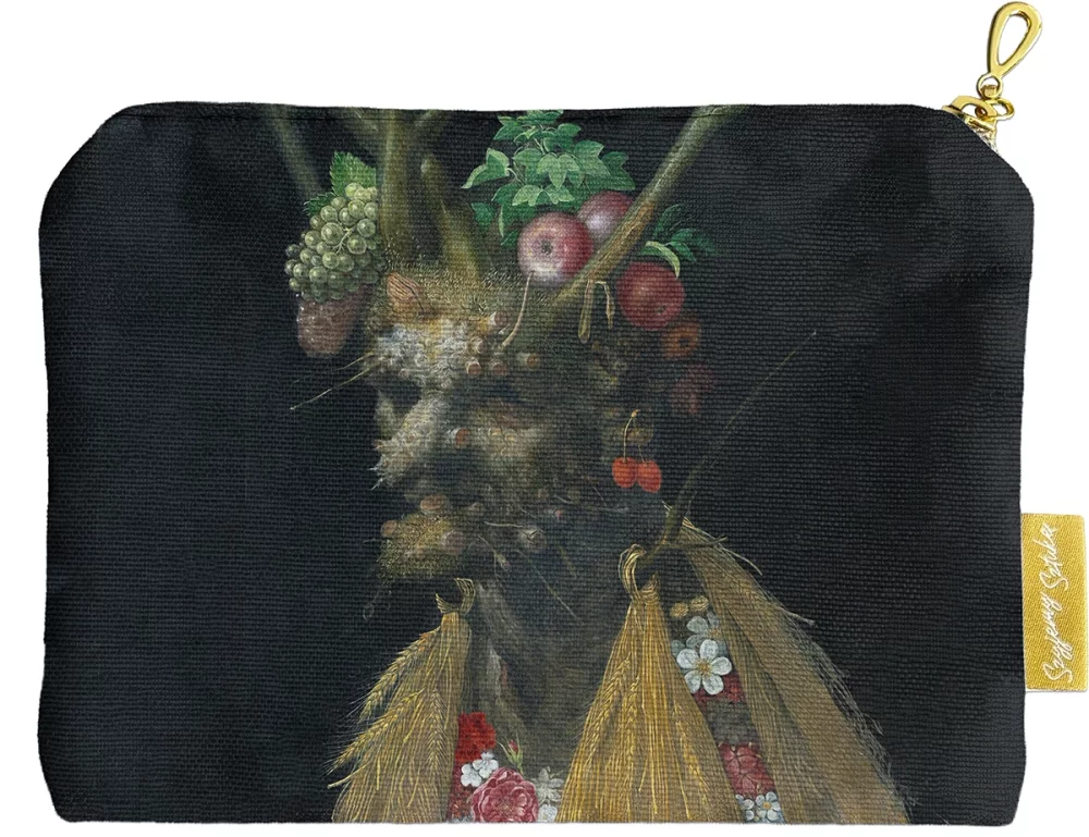 Kosmetyczka mini Cztery pory roku w jednej głowie Giuseppe Arcimboldo