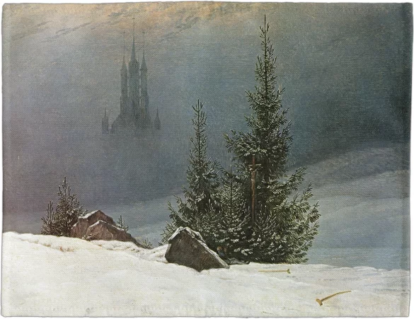 Podkładka na stół Pejzaż zimowy Caspar David Friedrich