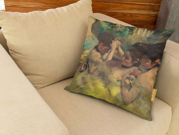 Poduszka Żółte tancerki (ze skrzydłami) Edgar Degas