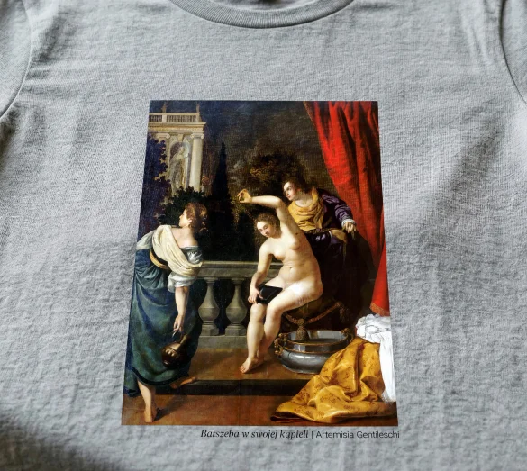 Bluzka damska Batszeba w swojej kąpieli Artemisia Gentileschi