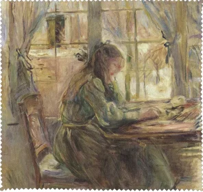 Ściereczka do okularów Julia przy stole Berthe Morisot