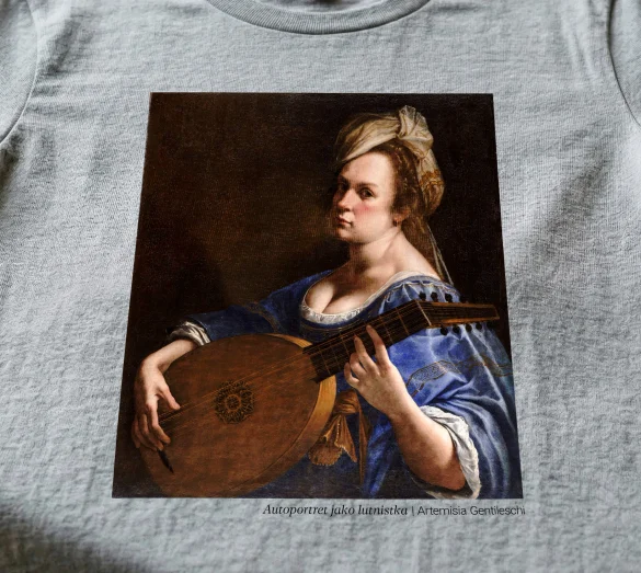 Bluzka damska Autoportret jako lutnistka Artemisia Gentileschi