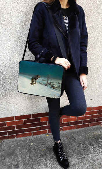 Torba na ramię Wilk Alfred Wierusz-Kowalski