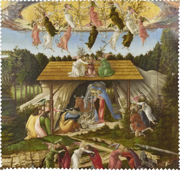Ściereczka do okularów Mistyczne narodzenie Sandro Botticelli